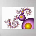 arte abstracto del fractal (120) poster