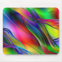 Arte abstracto del humo tapetes de ratón