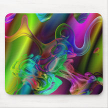 Arte abstracto del humo tapetes de ratón