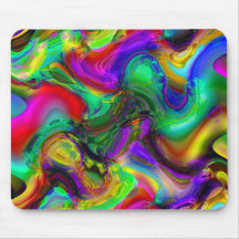 Arte abstracto del humo tapetes de ratones