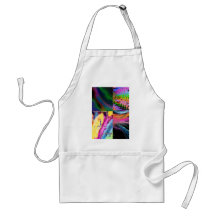 Arte abstracto delantal