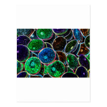 Arte abstracto dulce tarjetas postales