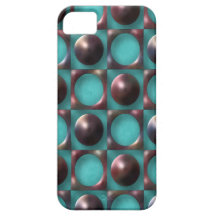 Arte abstracto enrrollado retro iPhone 5 protector