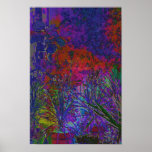 Arte abstracto tropical de las flores y de las pla posters