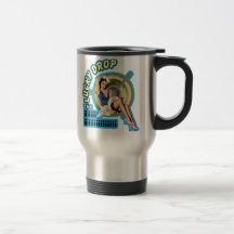 Arte afortunado de la nariz del descenso WWII Taza
