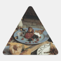 Arte al sudoeste de la comida pegatinas trianguloes