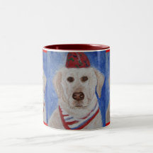 Arte amarillo del perro de Labrador Retriver de la