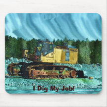 Arte amarillo Mousepad del motor de la tierra del 