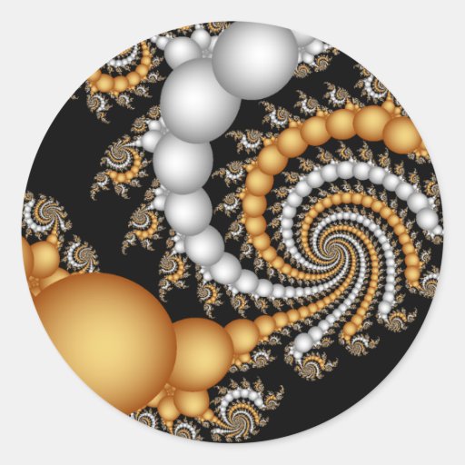 Arte apretado del fractal de Squeez- Etiqueta