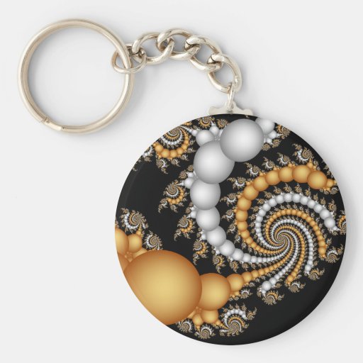 Arte apretado del fractal de Squeez- Llavero Personalizado