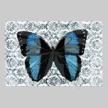 Arte azul de la mariposa de Boho posters