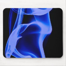 Arte azul del humo alfombrilla de ratones