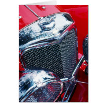 Arte británico del coche de deportes tarjeta