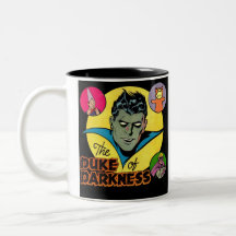Arte cómico de la época dorada - duque de la oscur tazas de café