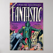 Arte cómico de la época dorada - fantástico posters