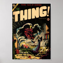 Arte cómico de la época dorada - la cosa posters