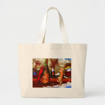 Arte contemporáneo fresco bolsa