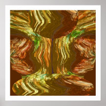 Arte cristalino de oro: Limpieza curativa de la au Posters
