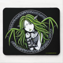 Arte de hadas Mousepad del palo verde gótico Alfombrillas De Raton