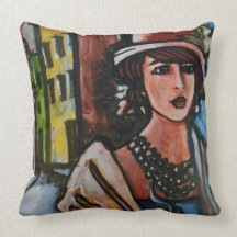 Arte de la almohada de la colección de los bistros