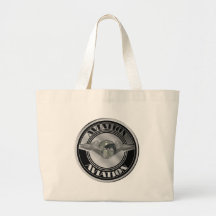 Arte de la aviación del vintage bolsas de mano