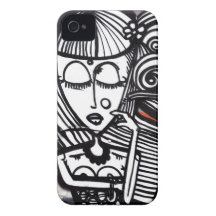 ARTE de la calle Case-Mate iPhone 4 Protectores