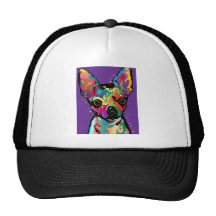 Arte de la chihuahua gorros  