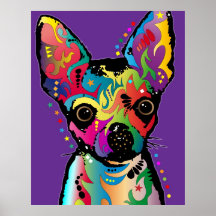 Arte de la chihuahua posters