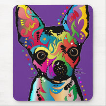 Arte de la chihuahua tapetes de ratones