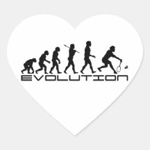 Arte de la evolución del deporte de la estafa del  colcomanias corazon personalizadas