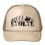 Arte de la evolución del jinete de la motocicleta  gorros bordados