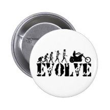 Arte de la evolución del jinete de la motocicleta  pins