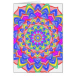 Arte de la mandala tarjetón