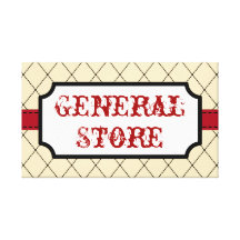 Arte de la muestra de la tienda general impresiones en lona