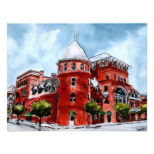 Arte de la pintura de Americus Georgia del hotel d Comunicado