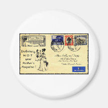 Arte de la postal imán