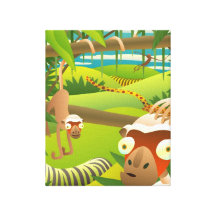 arte de la selva lona estirada galerias