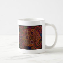 Arte de la tortuga taza de café