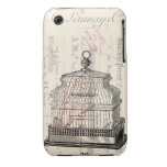 Arte de las técnicas mixtas del Birdcage Case-Mate iPhone 3 Funda