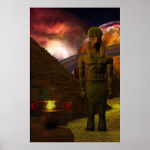 Arte de levantamiento de Egipto 3D Digitaces Posters