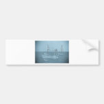 Arte de los barcos de pesca pegatina de parachoque