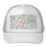 Arte de los símbolos de paz gorras