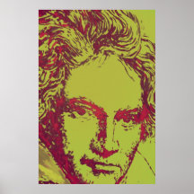 Arte de Ludwig van Beethoven Digital Poster