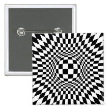 Arte de Op. Sys. blanco y negro Pins