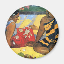 arte de Paul Gauguin Imán De Frigorifico