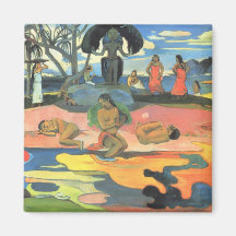 arte de Paul Gauguin Imán De Nevera