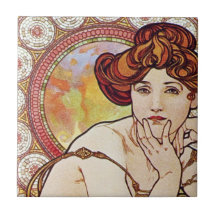 Arte del ámbar del vintage teja  ceramica