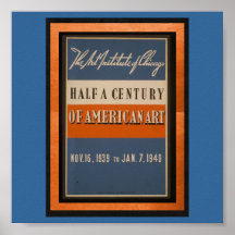 Arte del americano de Poster-WPA Chicago-AIC