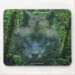 Arte del animal del Fauna-partidario del lobo gris Alfombrilla De Raton