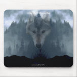 Arte del animal del Fauna-partidario del lobo gris Alfombrilla De Raton